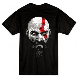 Kratos Face 2 T-Shirt - Black